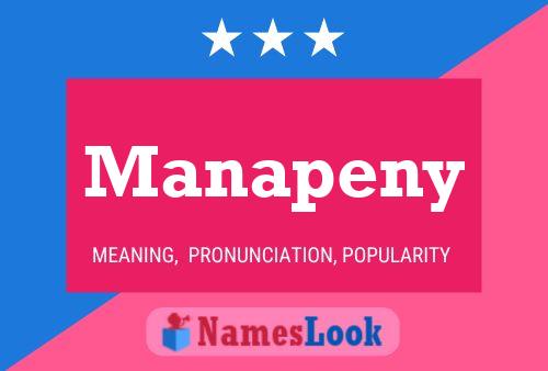 Poster del nome Manapeny