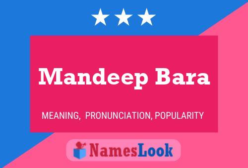 Poster del nome Mandeep Bara