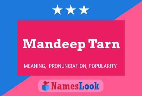 Poster del nome Mandeep Tarn