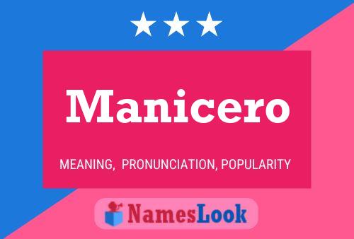 Poster del nome Manicero