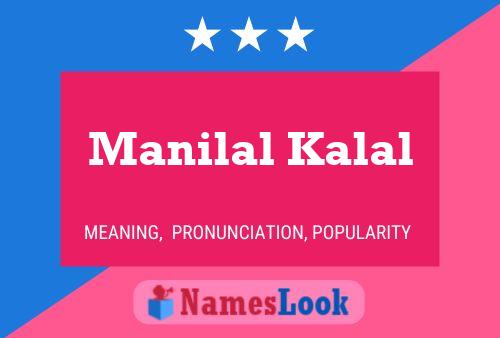 Poster del nome Manilal Kalal