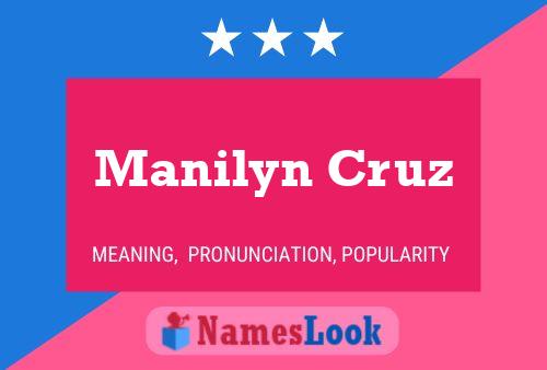 Poster del nome Manilyn Cruz