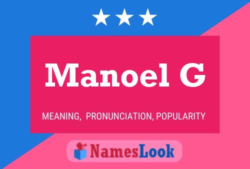 Poster del nome Manoel G