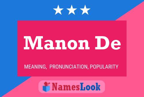 Poster del nome Manon De