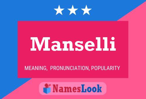 Poster del nome Manselli