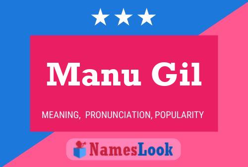 Poster del nome Manu Gil