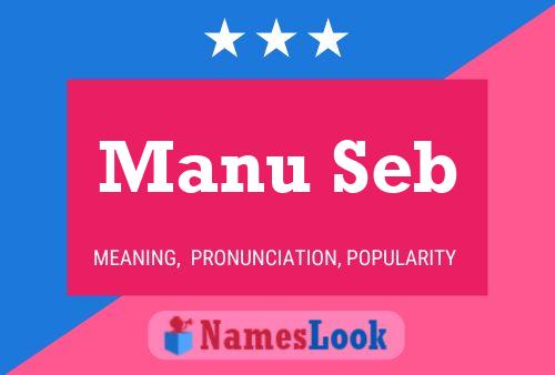 Poster del nome Manu Seb