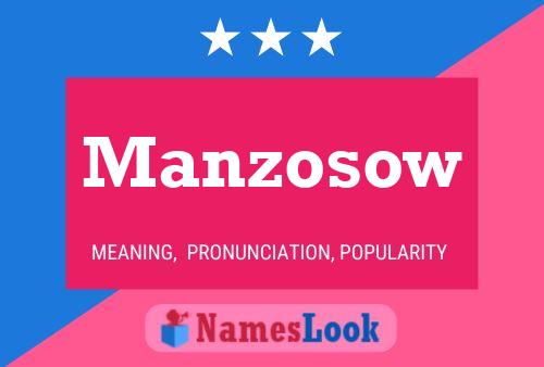 Poster del nome Manzosow