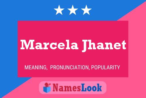 Poster del nome Marcela Jhanet