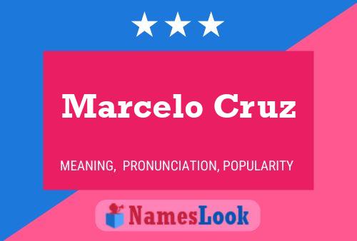 Poster del nome Marcelo Cruz