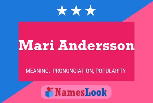 Poster del nome Mari Andersson