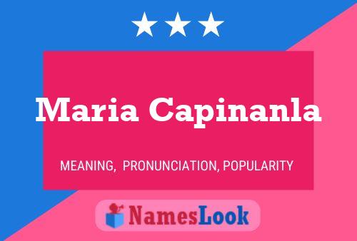 Poster del nome Maria Capinanla