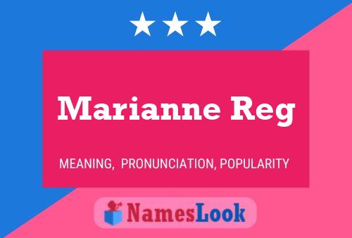 Poster del nome Marianne Reg