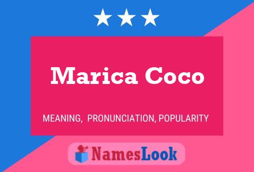 Poster del nome Marica Coco