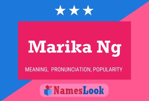 Poster del nome Marika Ng