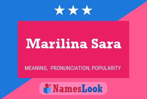 Poster del nome Marilina Sara