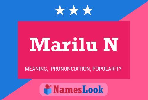 Poster del nome Marilu N