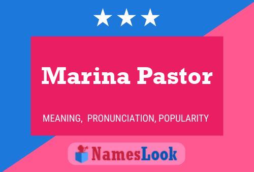 Poster del nome Marina Pastor