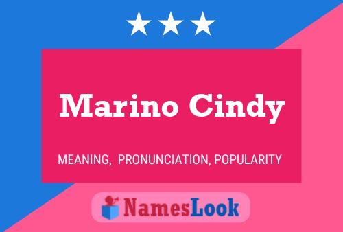 Poster del nome Marino Cindy