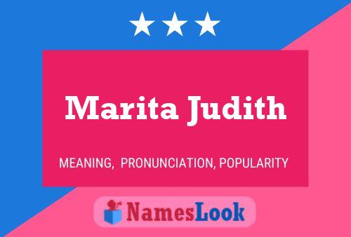 Poster del nome Marita Judith