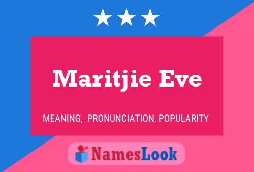 Poster del nome Maritjie Eve