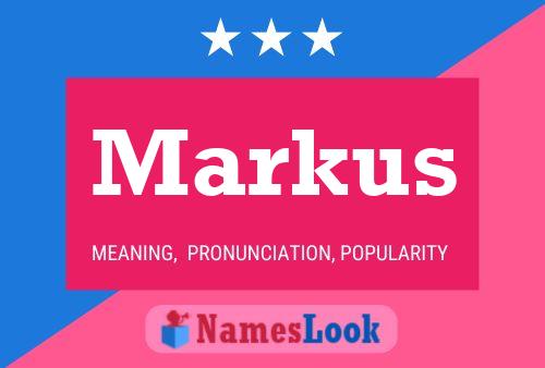 Poster del nome Markus