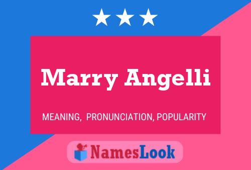 Poster del nome Marry Angelli