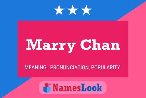 Poster del nome Marry Chan