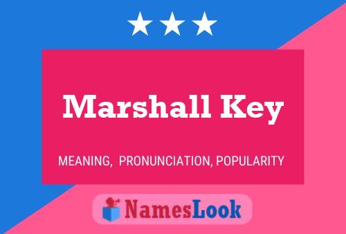 Poster del nome Marshall Key