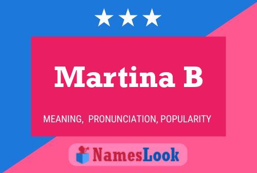 Poster del nome Martina B