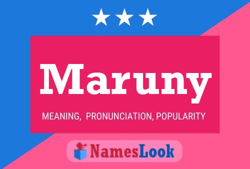 Poster del nome Maruny