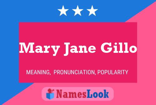 Poster del nome Mary Jane Gillo