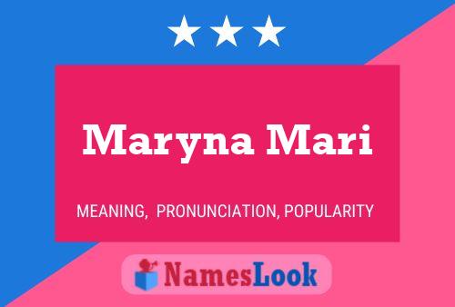 Poster del nome Maryna Mari