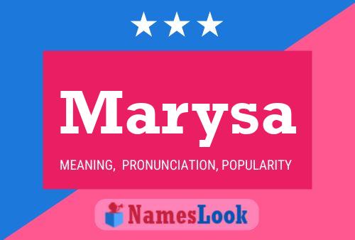 Poster del nome Marysa