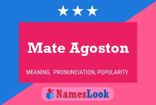 Poster del nome Mate Agoston