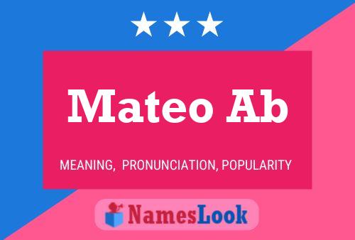 Poster del nome Mateo Ab