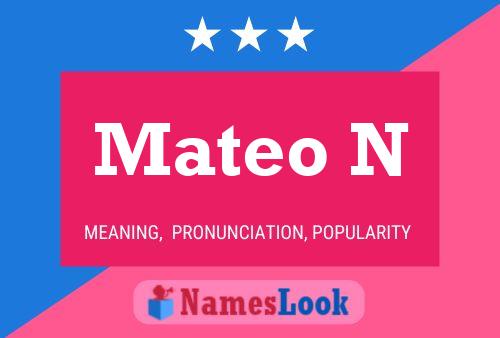 Poster del nome Mateo N