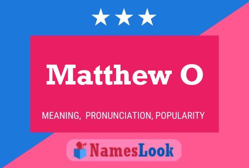 Poster del nome Matthew O