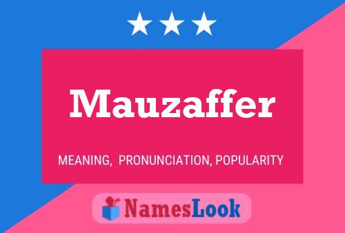 Poster del nome Mauzaffer