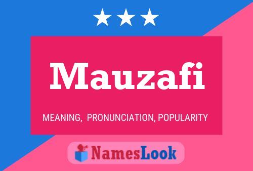 Poster del nome Mauzafi