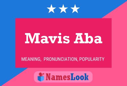 Poster del nome Mavis Aba