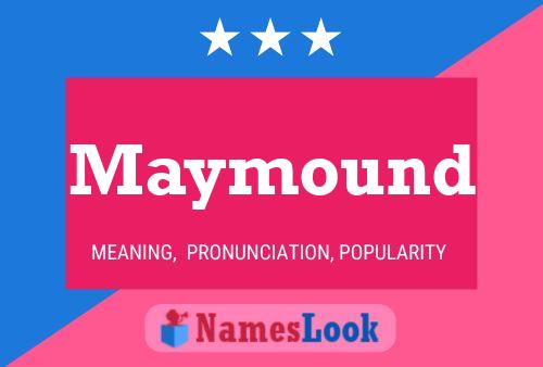 Poster del nome Maymound