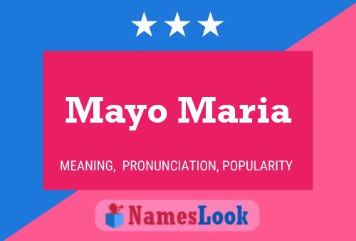 Poster del nome Mayo Maria