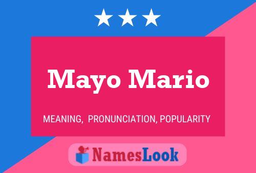 Poster del nome Mayo Mario