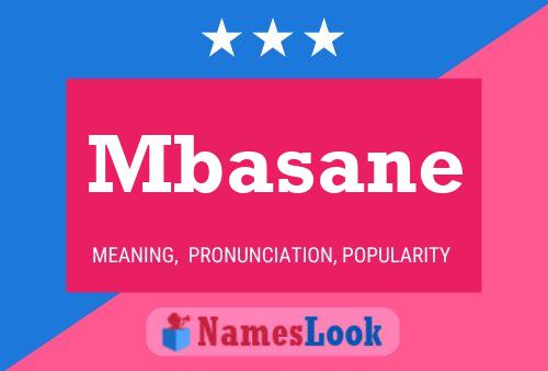 Poster del nome Mbasane