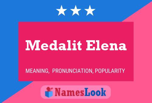 Poster del nome Medalit Elena