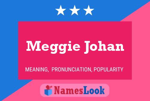 Poster del nome Meggie Johan