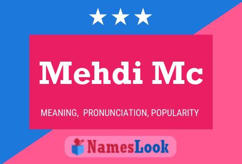 Poster del nome Mehdi Mc