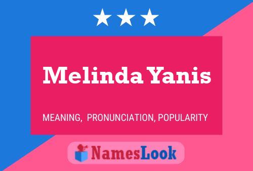 Poster del nome Melinda Yanis