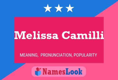 Poster del nome Melissa Camilli